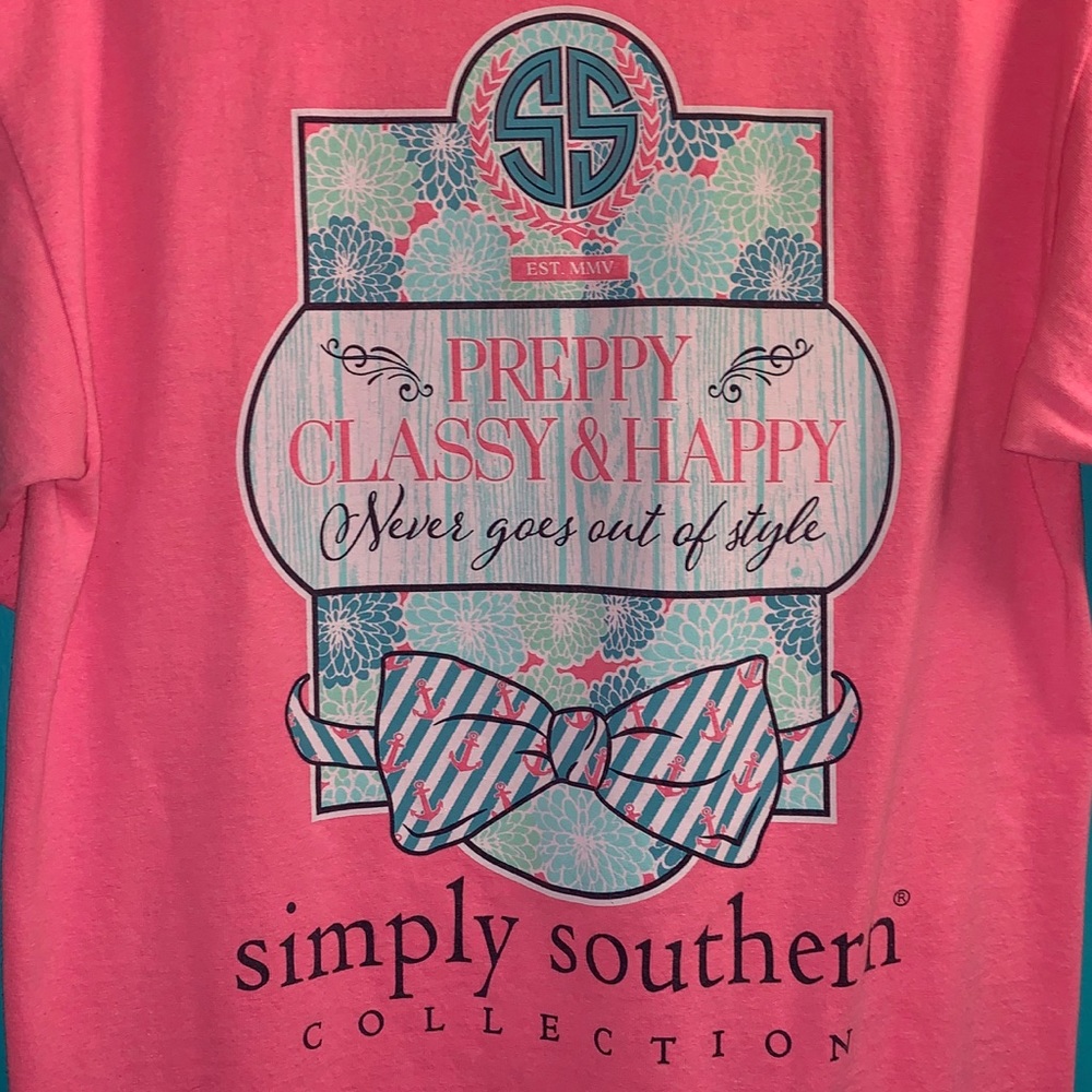 Pink Simply Southern Tee